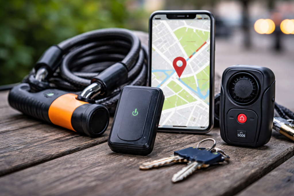 Come Evitare il Furto della Bici Elettrica: Guida Pratica alla Sicurezza 2 Dispositivi antifurto e GPS per aumentare la sicurezza di una bici elettrica