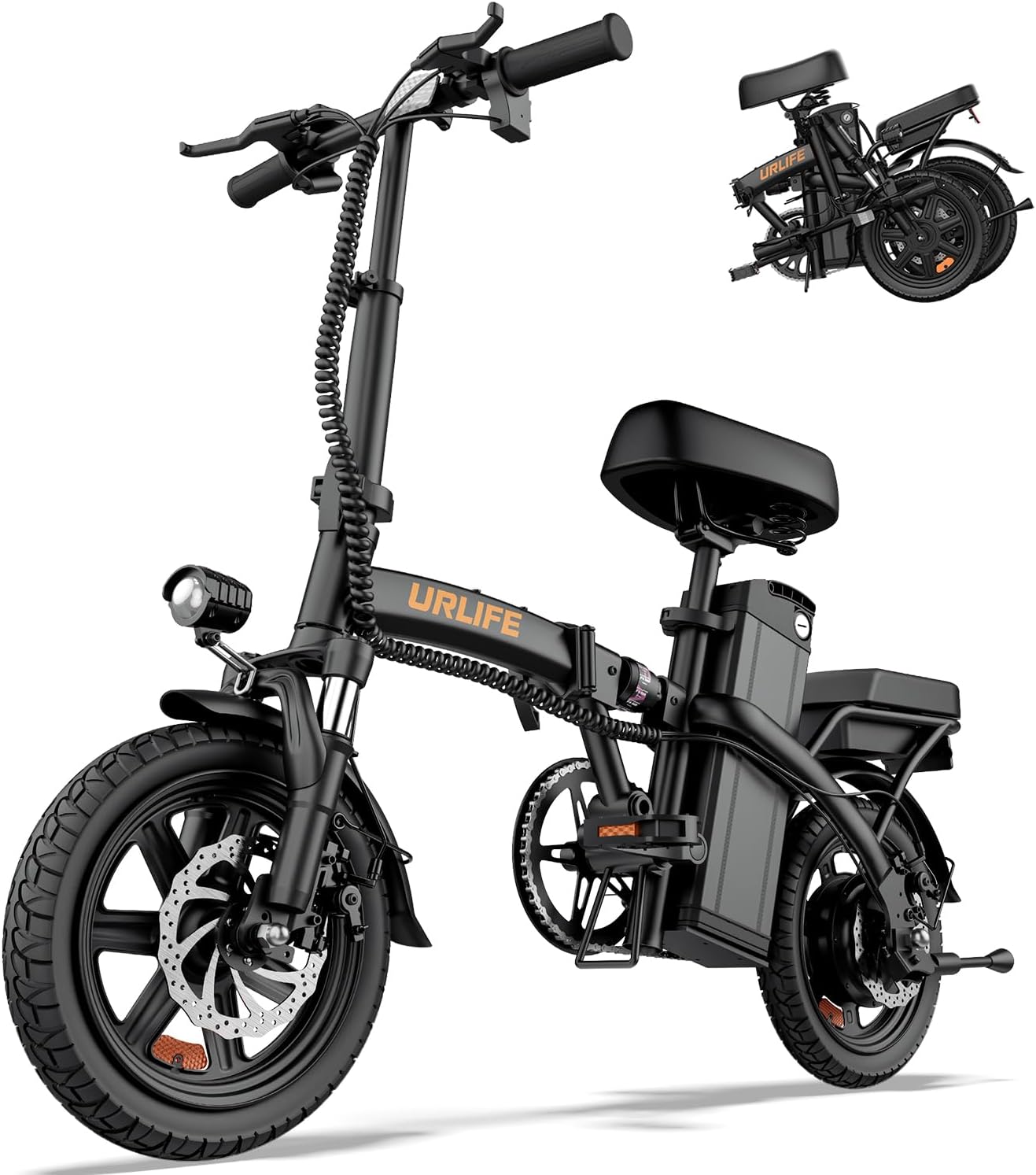 Bici elettrica pieghevole 2026: quando conviene davvero? 4 URLIFE 14 pollici bici elettrica pieghevole compatta 48V 7.5Ah