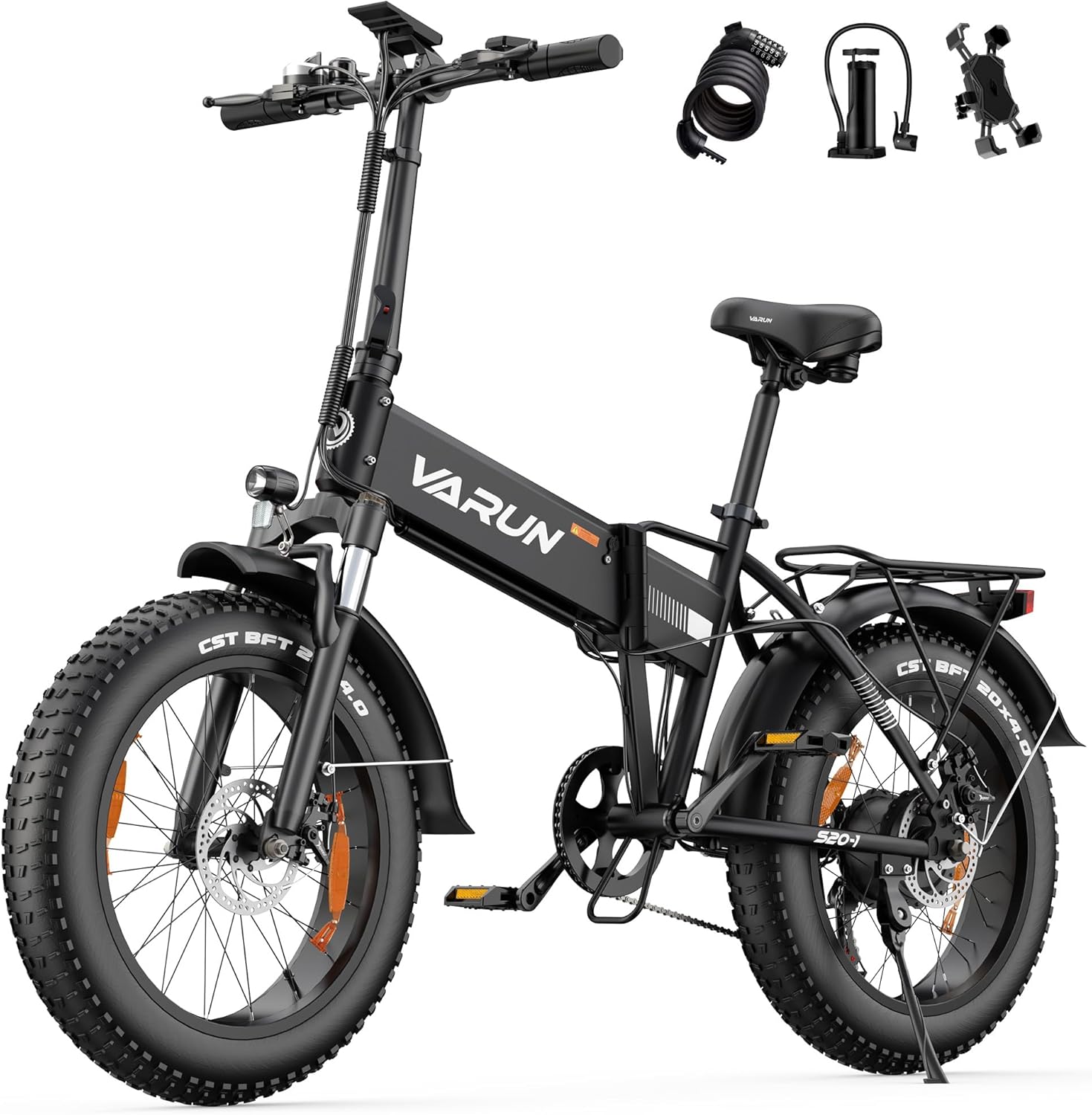 Bici elettrica pieghevole 2026: quando conviene davvero? 3 VARUN Fat Tire bici elettrica pieghevole 20 x 4.0 batteria 48V 624Wh
